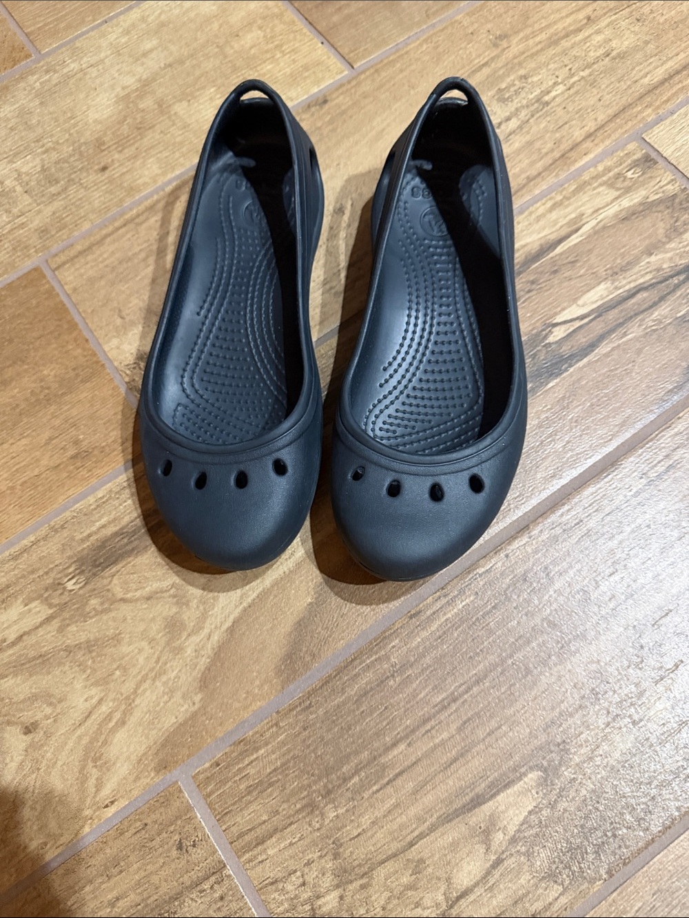 CROCS Women’s Black Slip-On Ballet Flats